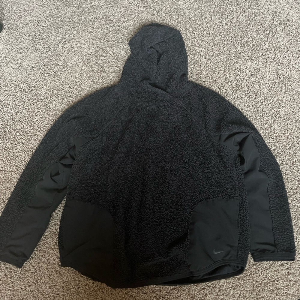 Black Nike Sherpa Hoodie